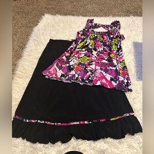 Volume One Juniors Women's skirt and top  Med casual business 50% off w ♥️60